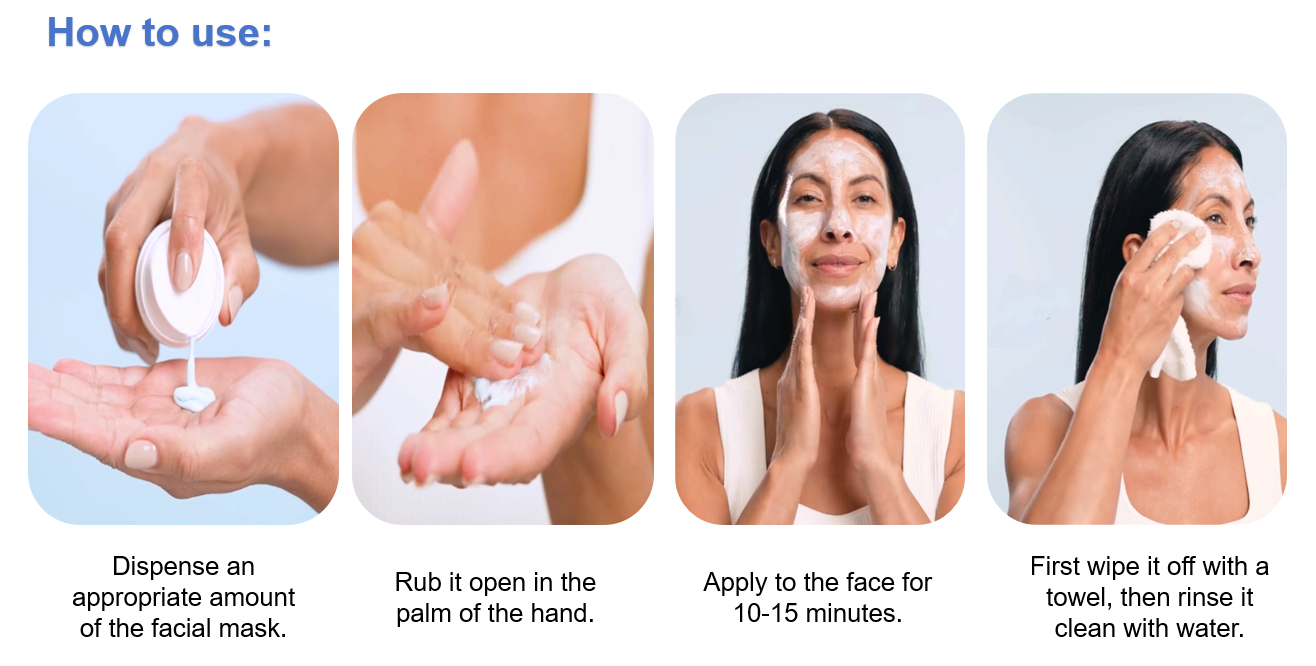 渦巻きフェイスマスク