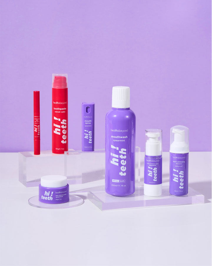 歯のホワイトニングムース