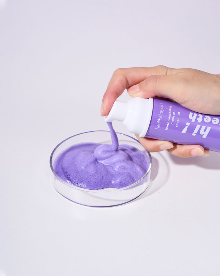 歯のホワイトニングムース