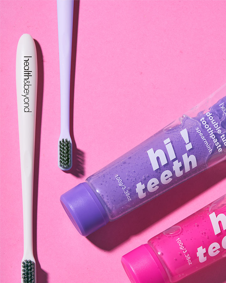 ダブルチューブの二重効果歯磨き粉