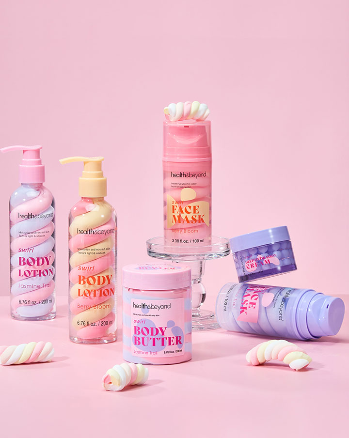 渦巻きフェイスマスク