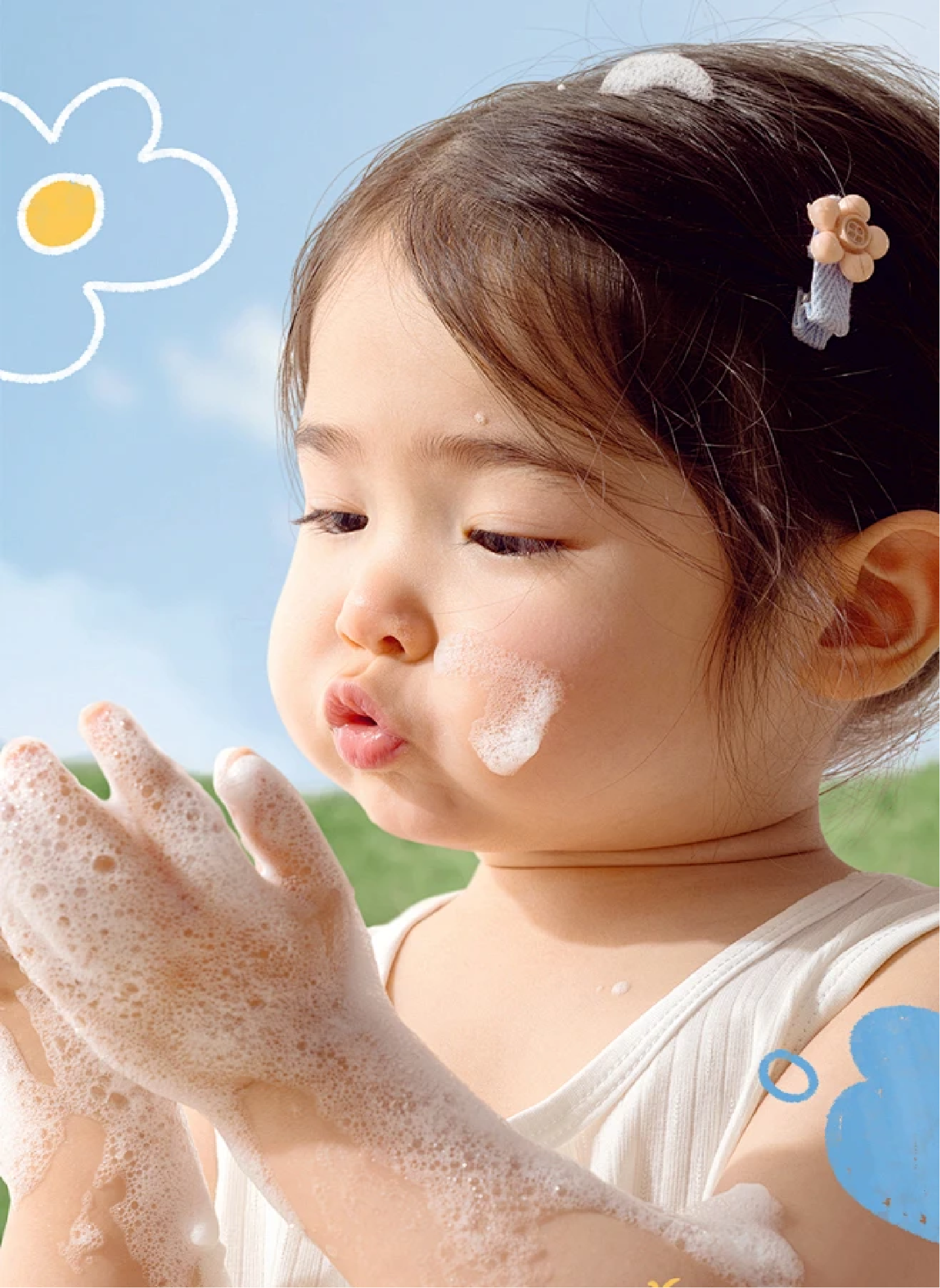 ベビー用洗浄フォーム Baby cleaning foam